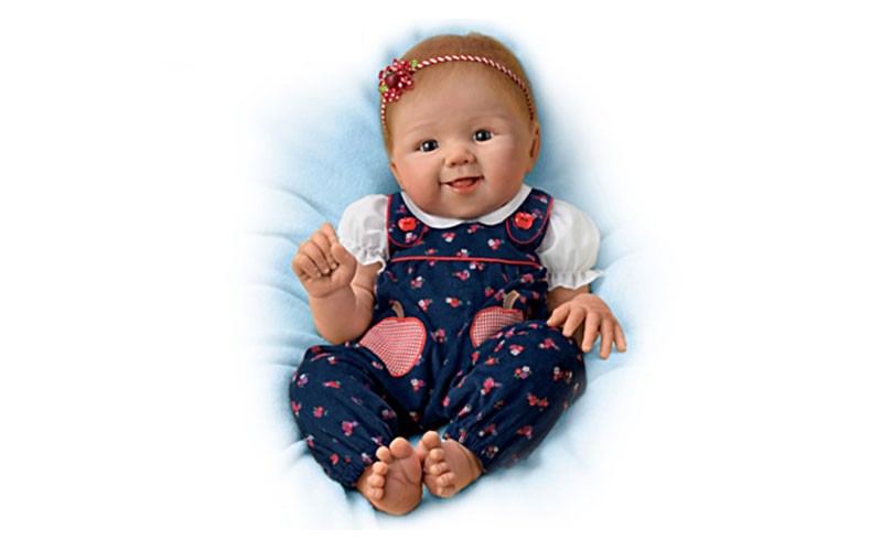 Sandy Faber Apple Dumpling Poseable Baby Doll