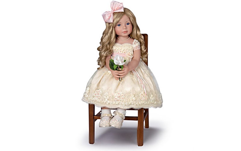 So Truly Real Pearls Lace and Grace Lifelike Child Doll
