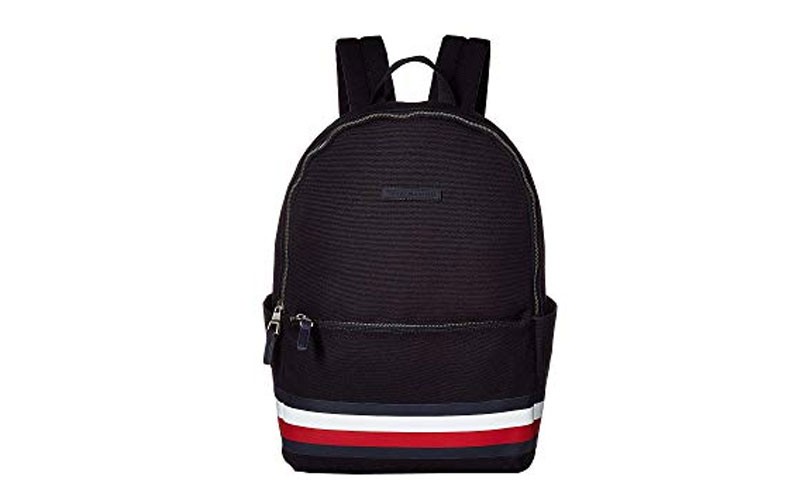 Tommy Hilfiger Stephan Corporate Stripe Canvas Backpack