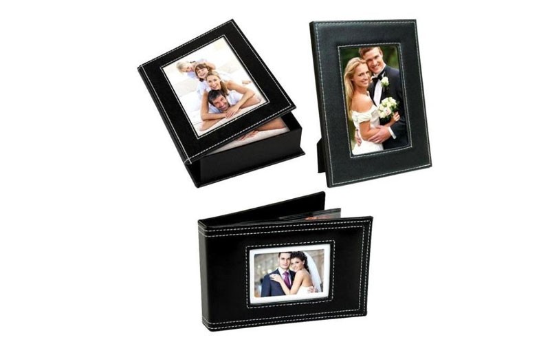 White Stitch Photo Wedding Set