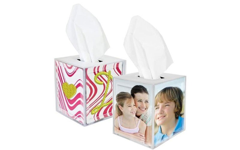 Photo Tissue Box Holder