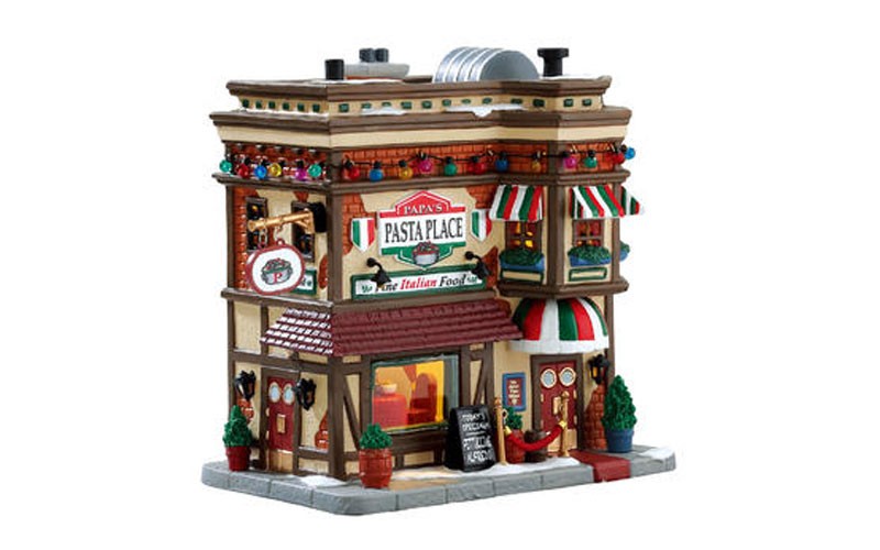 Lemax Village Collection Christmas Village Building, Papa's Pasta Place