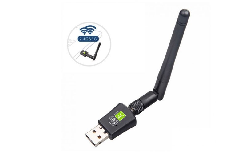 USB Dual Band Wifi Adapter Free Drive Network Cards 600Mbps 5GHz/ 2.4GHz
