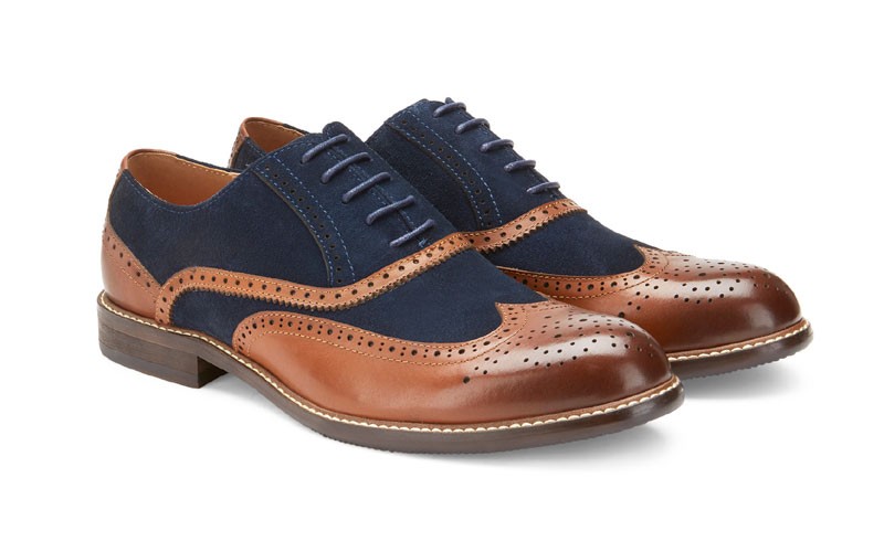 The Horvat Shoe Tan Navy For Men