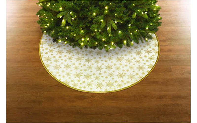 Trim A Home® 48in Tree Skirt- Gold