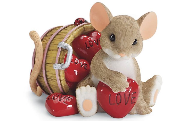 Love You a Bushel Collectible Mouse