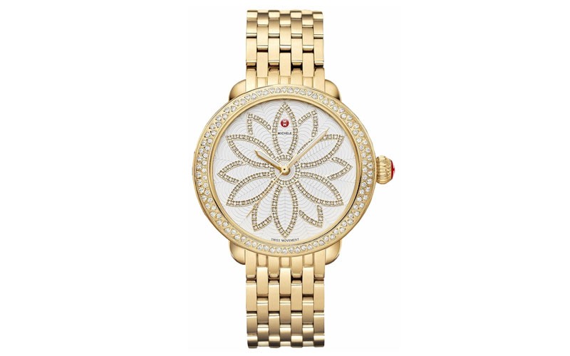 Michele Serein Flower Diamond Ladies Luxury Fashion Watch