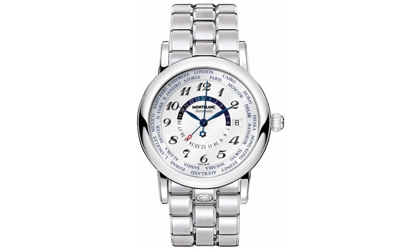 MontBlanc Star World Time Gmt Automatic Mens Watch