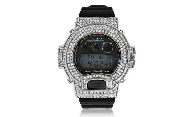 Bling Bling Custom Cz G Shock 6900 Watch For Womens