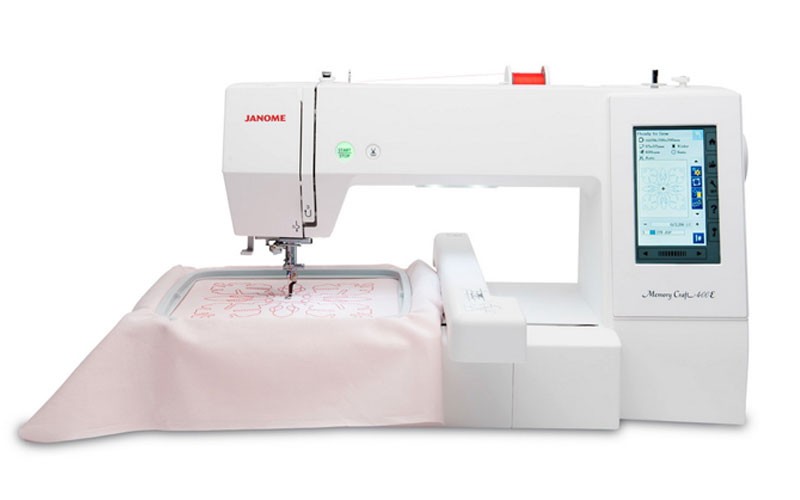 Janome Memory Craft 400E Embroidery Machine