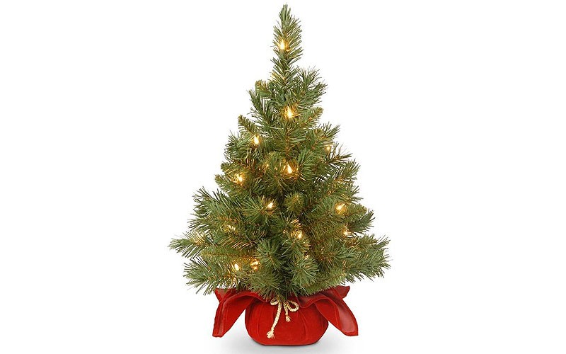 National Tree Company 2-ft Pre-lit Artificial Christmas Tree