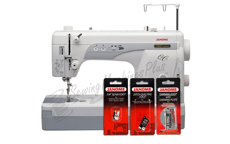 Janome 1600P-QC High-speed Straight Stitch Machine & Free Bonus