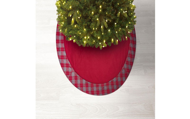 Jaclyn Smith Christmas Tidings 52in Tree Skirt