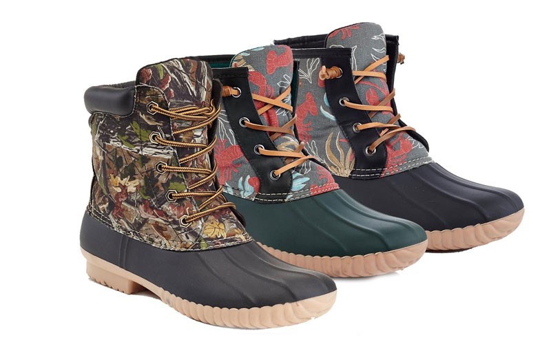 Solo Mens All Weather Waterproof Rubber Outdoor Duck Boots