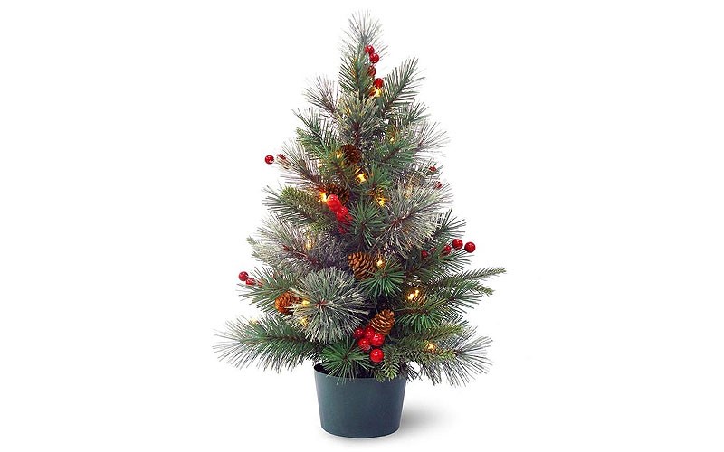 National Tree Company 2-ft Pre-lit Artificial Christmas Tree