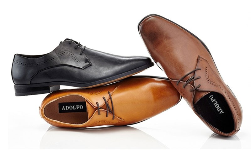 Adolfo Kenny Mens Plain Toe Dress Shoes