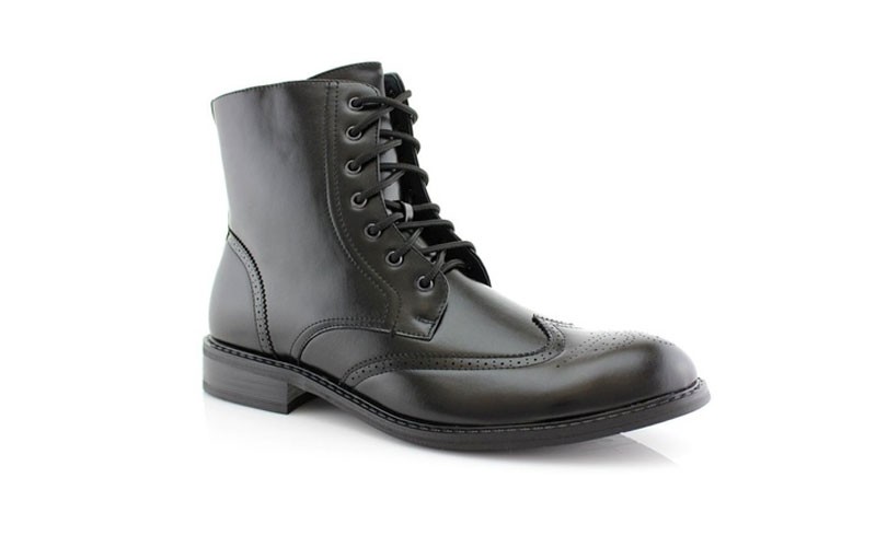 Mens 828 Wing Tip Military Combat Oxfords Dress Boots