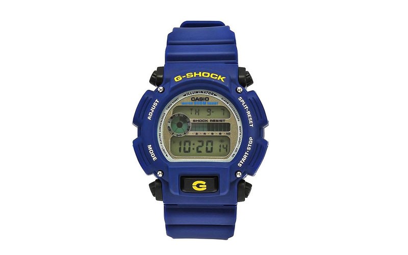 Casio Mens G-Shock Blue Rubber Digital Dial Watch
