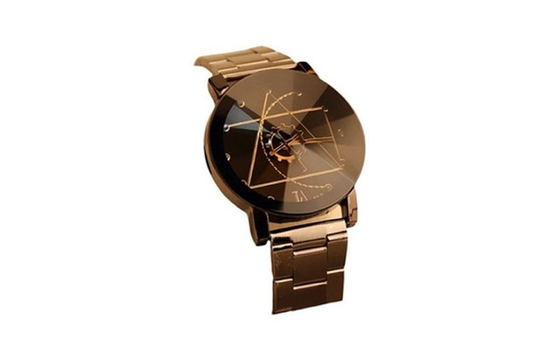 Stainless Steel Quartz Analog Wrist Watch for Unisex