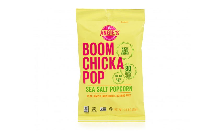 Angies Boom Chicka Pop Sea Salt Popcorn 0.6 oz Bags