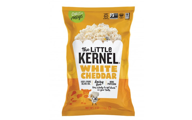 The Little Kernel Mini Popcorn White Cheddar 4 oz Bags