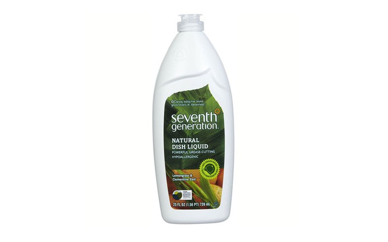 Seventh Generation Lemongrass & Clementine Zest Natural Dish Liquid 25 oz Bottle