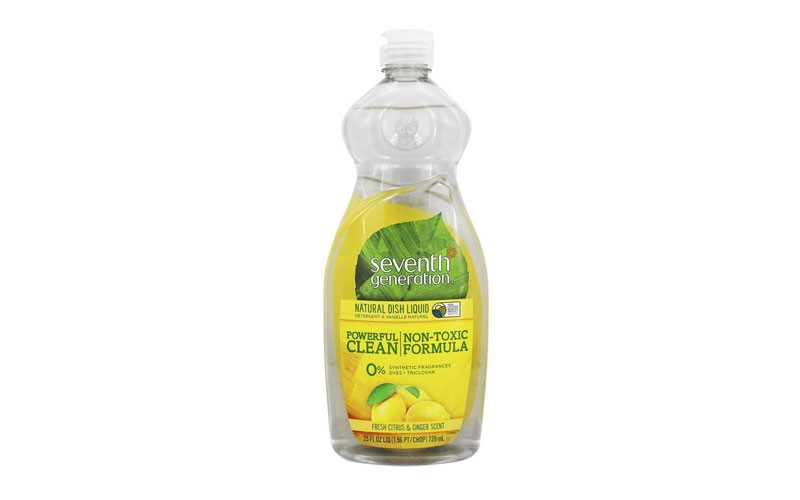 Seventh Generation Fresh Citrus & Ginger Scent Natural Dish Liquid 25 oz Bottle