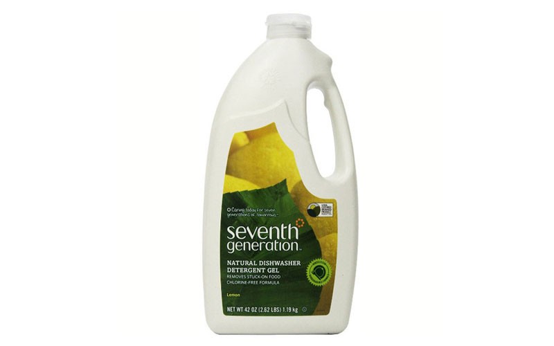 Seventh Generation Lemon Natural Dishwasher Detergent Gel 42 oz Plastic Bottles