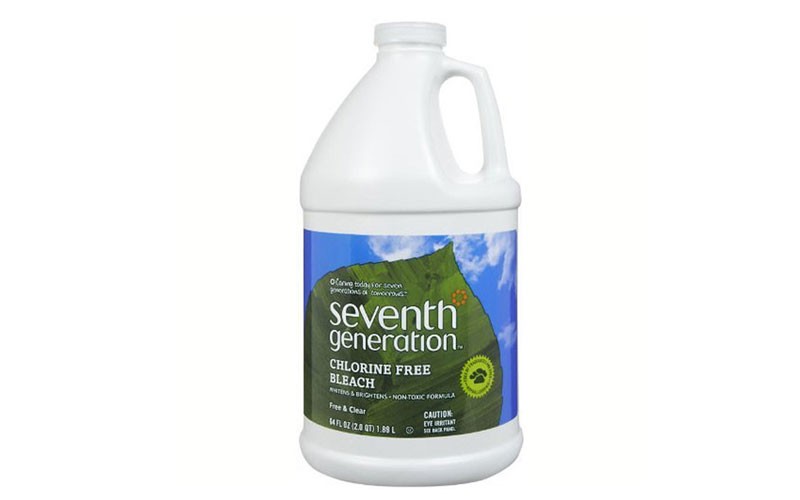 Seventh Generation Free & Clear Chlorine Free Bleach 64 oz Plastic Bottles