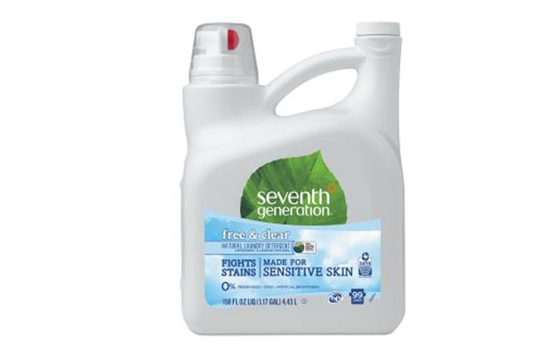 Seventh Generation 2X Free & Clear Natural Laundry Detergent 150 oz Bottle