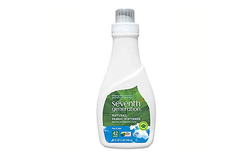 Seventh Generation Free & Clear Natural Fabric Softener 32 oz Plastic Bottle