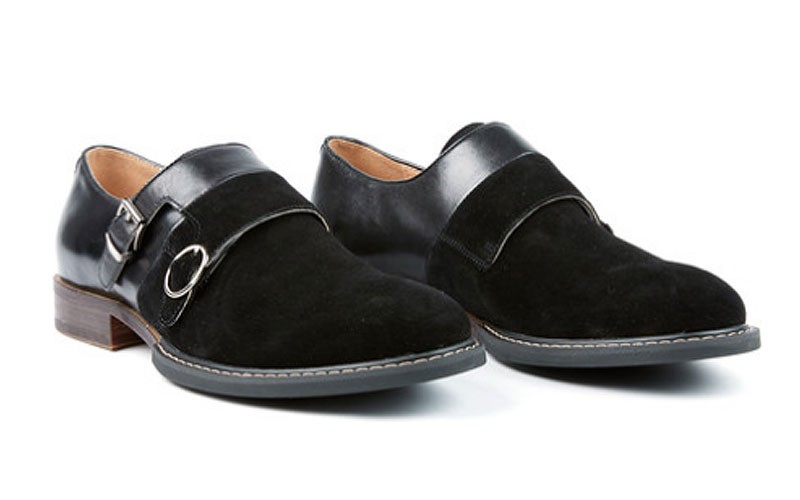 Vintage Foundry Obsidian Black Mens Shoes