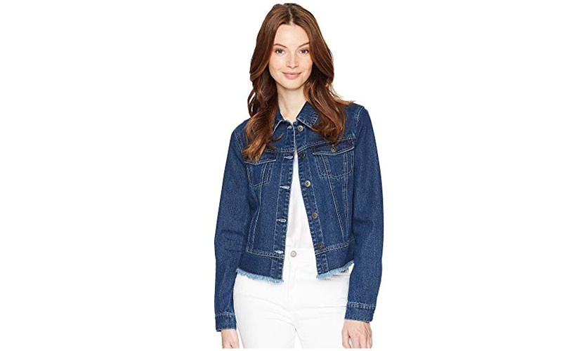 BB Dakota Cillia Lace-Up Back Denim Womens Jacket