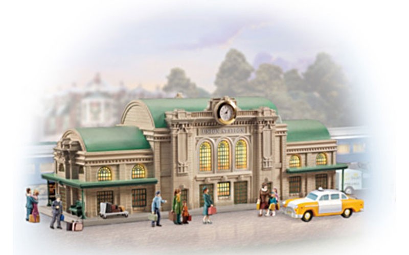  Item no:1401015001  Save      Legendary Union Station HO-Scale Train Accessory