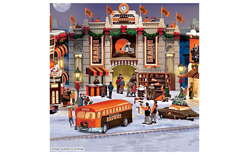 Cleveland Browns Christmas Village Collection