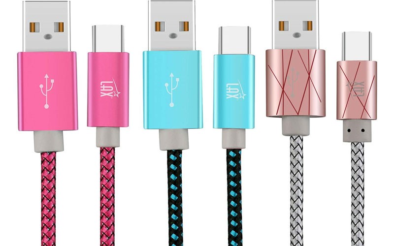 Lax 6ft. USB-C-to-USB Cable for Samsung Galaxy, Google, and LG