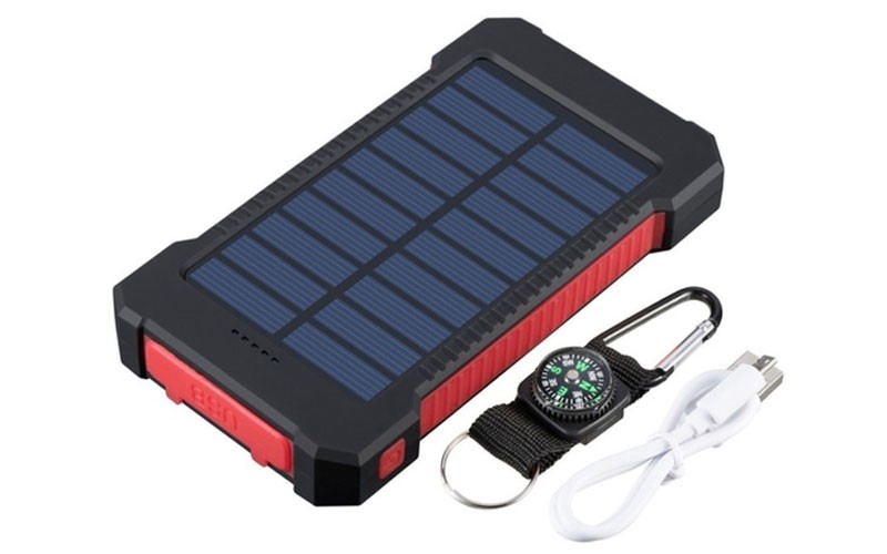 Solar Power Bank Battery Charger with 500000mAh Dual USB Portable Solar 