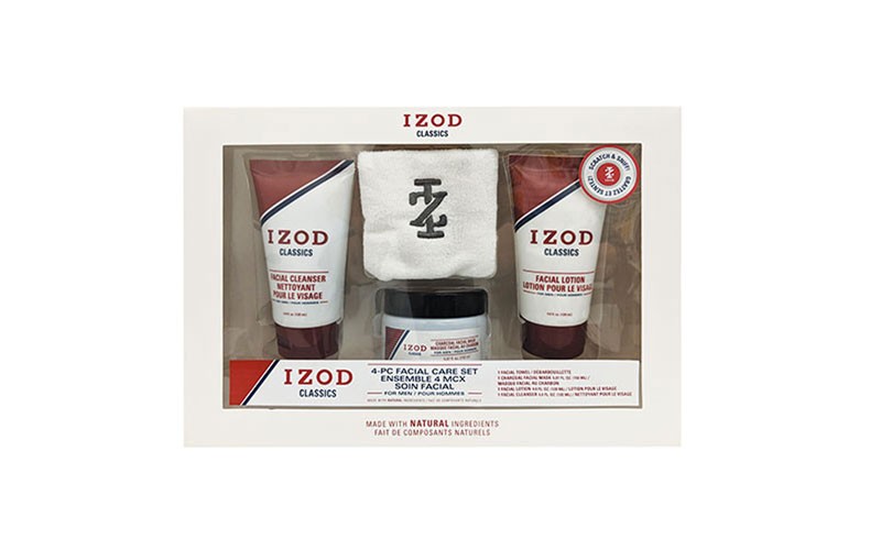 Mens IZOD Facial 4pc Care Set Classic