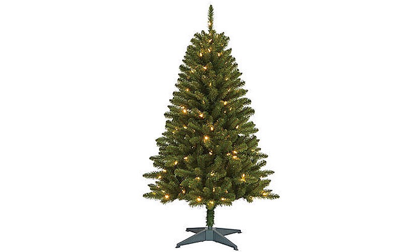 Color Switch Plus 4.5' Pre-Lit Vancouver Fir Tree with 150 Dual-Color LEDs