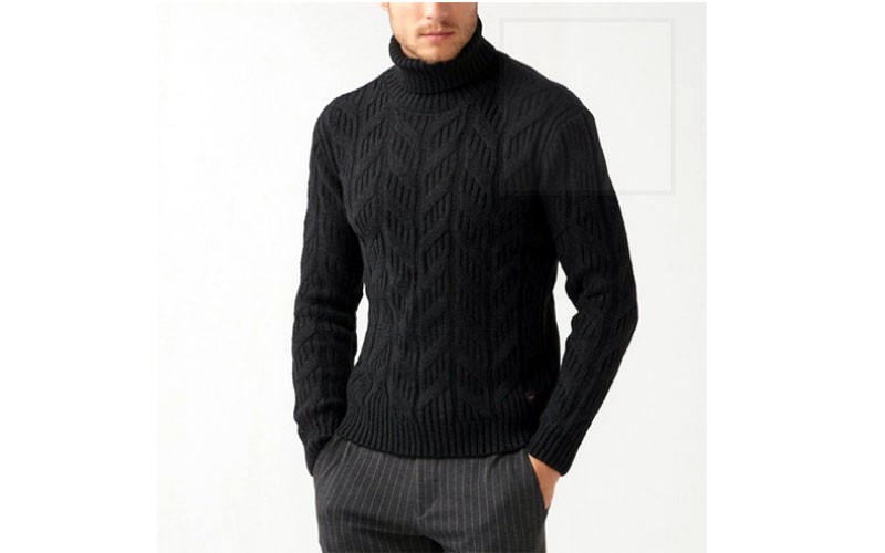 Men's Pullover Black Drew Tricot Jumper 