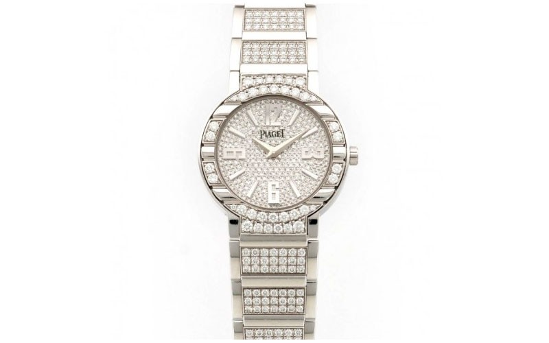 Polo Diamond Pave Dial Ladies Quartz Watch