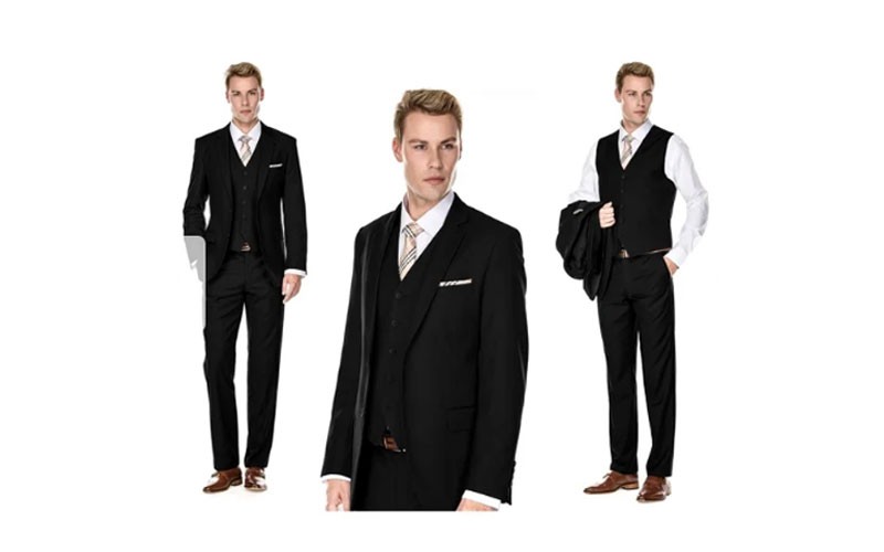 Brave man Men's Classic Fit 3 PC Suits