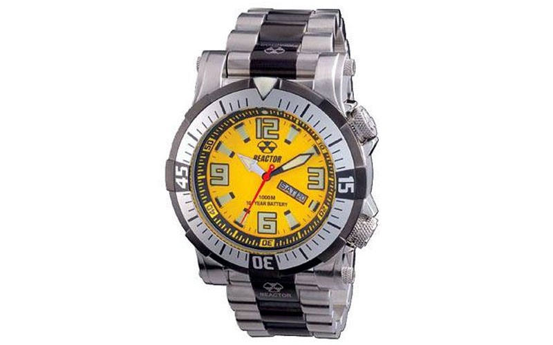 Reactor Poseidon Yellow Dial Mens Watch