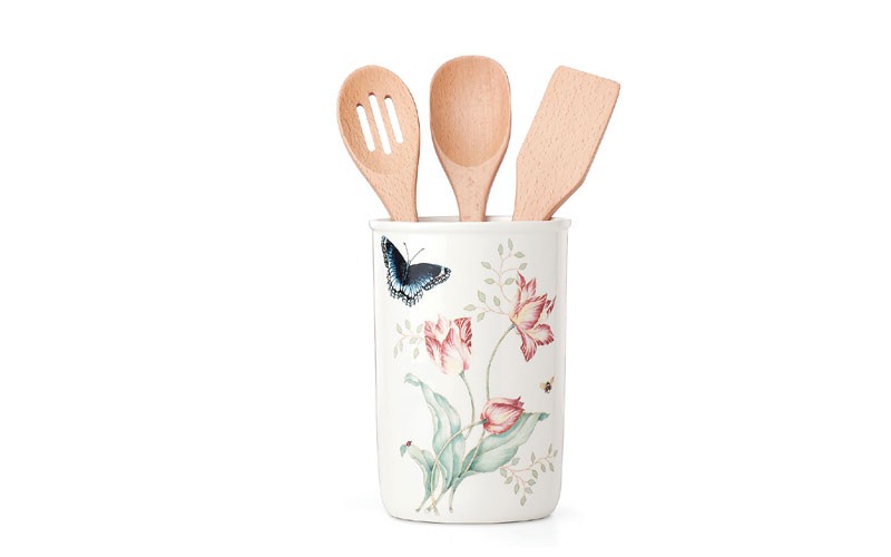 Butterfly Meadow 4-piece Utensil Holder Set