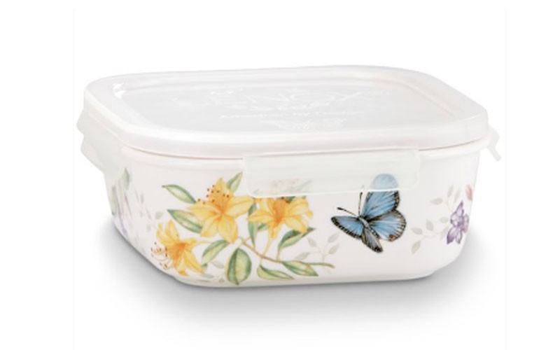 Butterfly Meadow Square Serve and Store Container