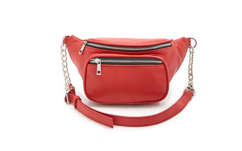 Faux Leather Belt Bag