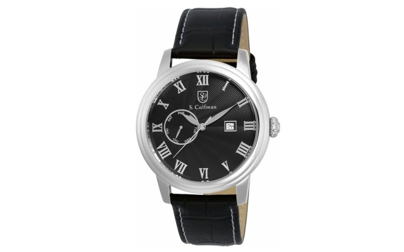 Scoifman Black Dial Mens Watch