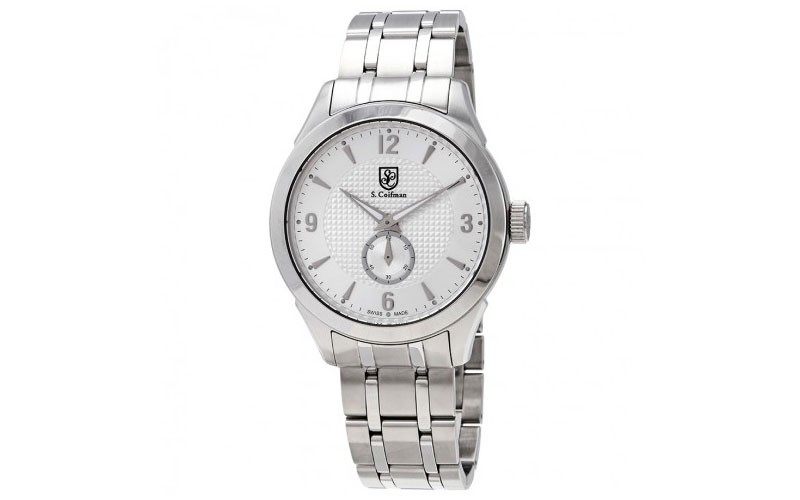 Scoifman Silver Dial Stainless Steel Mens Watch