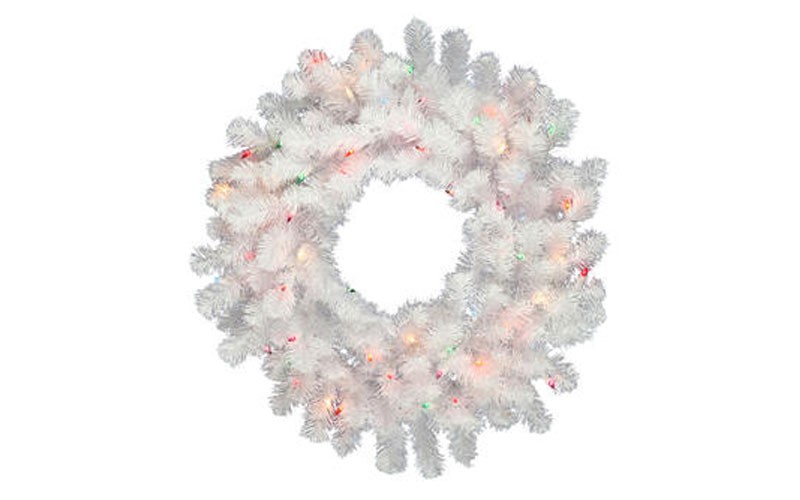 Vickerman 48-Inch Crystal White Artificial Christmas Wreath