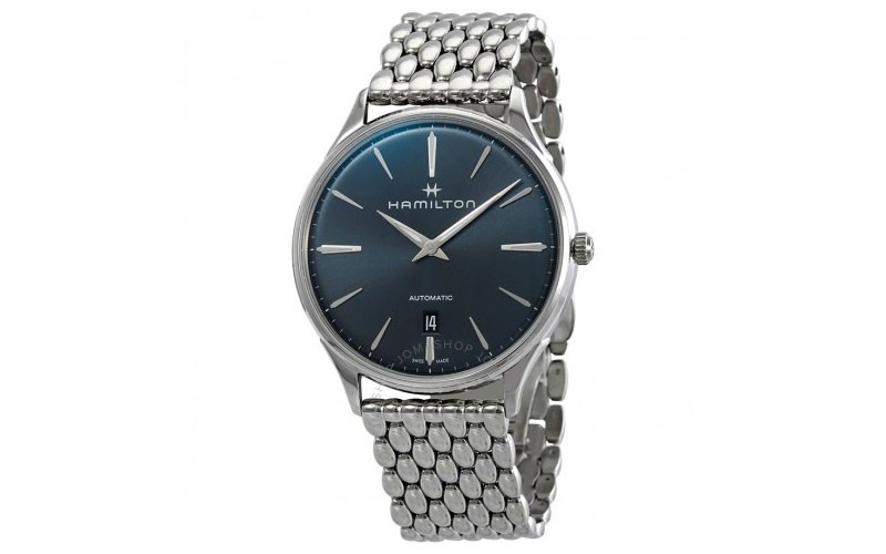 Hamilton Jazzmaster Thinline Grey Sunray Dial Automatic Mens Watch